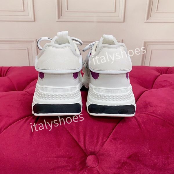 

fashion designer sneaker casual shoes leather sneakers embroidered stripes white shoes flat platform walking sports trainers shoes, Black