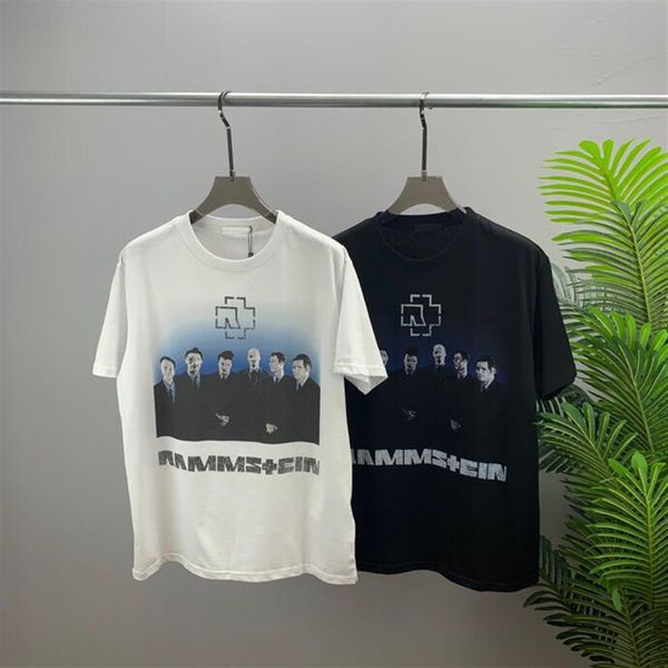 

2022ss spring summer trend fashion short sleeve t-shirt jacquard women's men's clothing size m-xxxl color270w, Black;brown