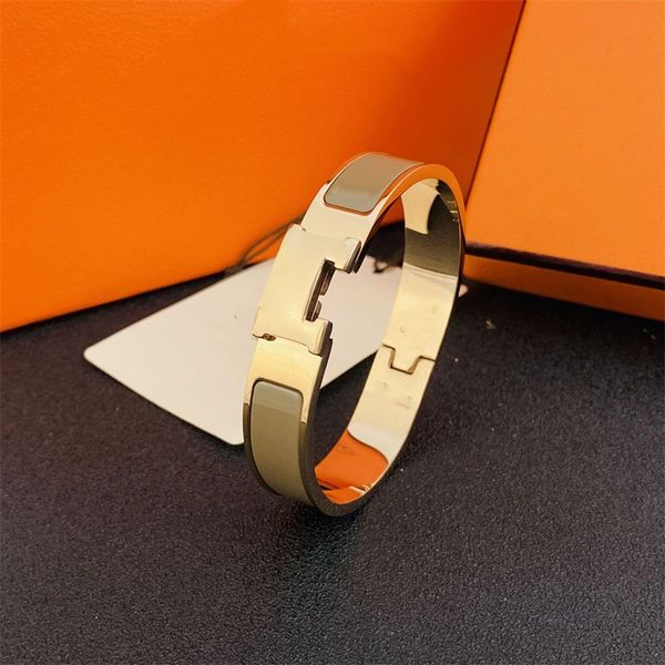 

designer bracelets bangle for men women wristband cuff chain letter jewelry luxury crystal gold sliver plated stainless steel wedding lovers, Black