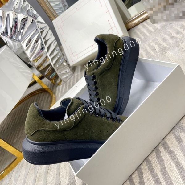 

women flat sneakers low mens casual trainers walking designer woman shoe leather lace up men fashion platform, Black
