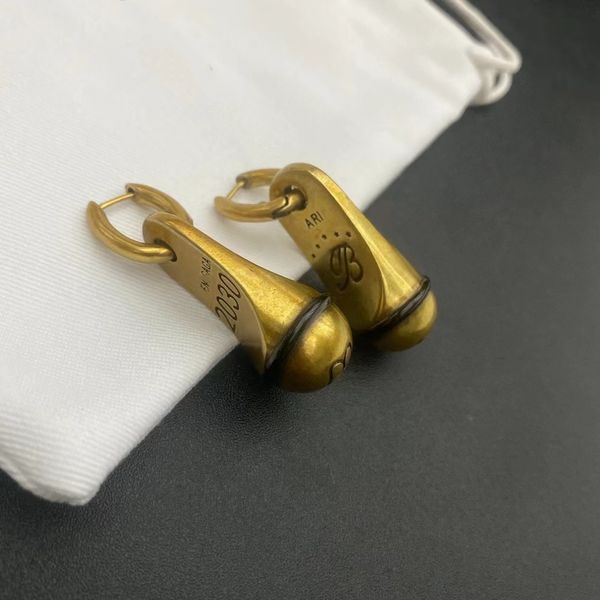 

charm casual natural style suitable for all occasions designer earrings copper earrings are a fashion hit, Golden