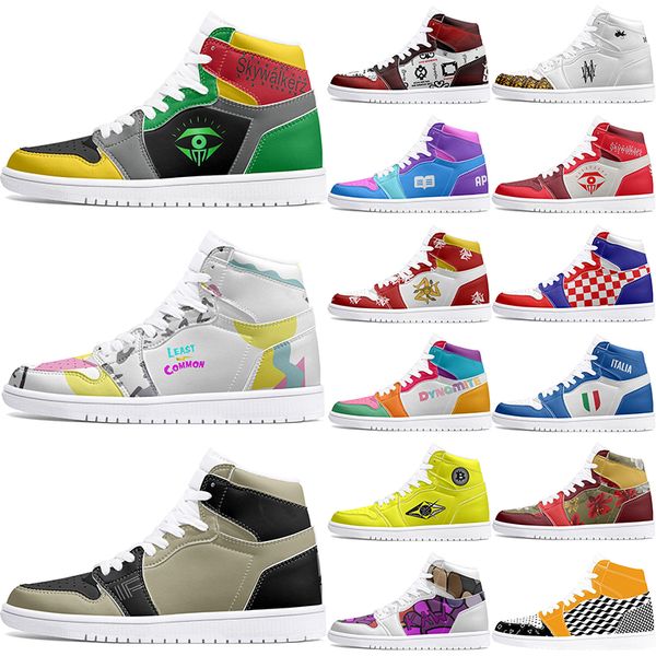 

winter autumn Customized Shoes 1s DIY shoes Basketball Shoes damping men 1 women 1 Anime Character Customized Personalized Trend Versatile Outdoor sneaker
