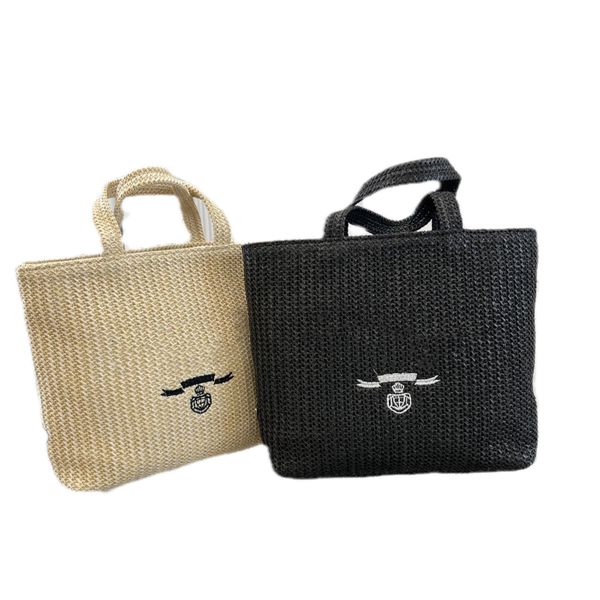 

straw bucket bags beach designer shoulder luxuries handbag fashion messenger lady crossbody pocket women material purse designers large capa