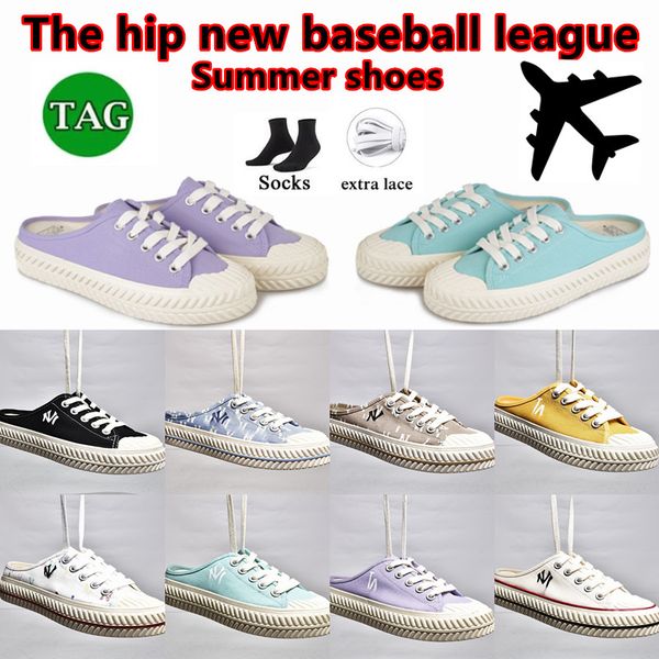 

designer sandal women slippers summer shoes men loafers major league baseball sneakers bright gomma leather coach nylon printed platform sne, Black