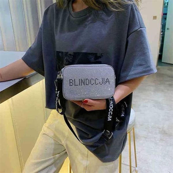 

designer summer tote bag flash cosmetic women western style personality belt red rhinestone