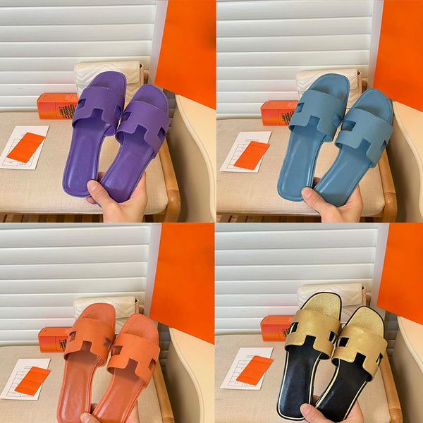 

classic designer womens slippers casual sandals luxury fashion adhesive summer pink leather genuine flat heel outside matching indoor woman, Black