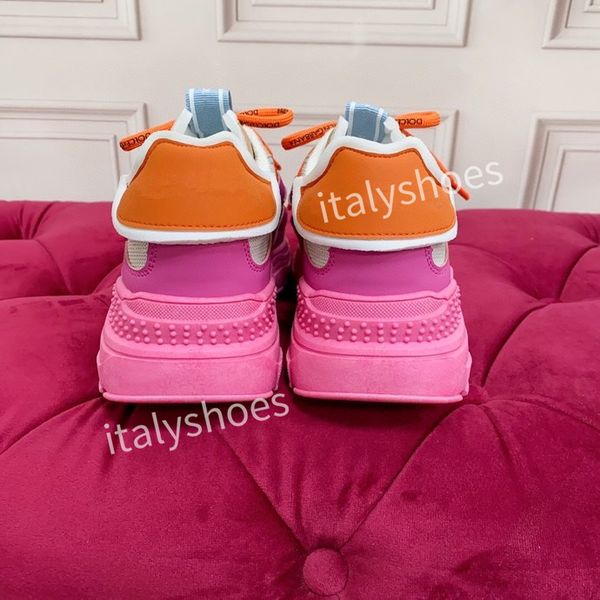 

men fashion designer sneaker womens casual shoes leather sneakers embroidered stripes white shoes flat platform walking sports shoes2023, Black