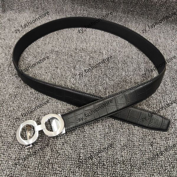 

2022 luxurious waistband for men s designers level new fashion leisurebusiness large buckle width 40cm wholesale for women s designers with, Black;brown