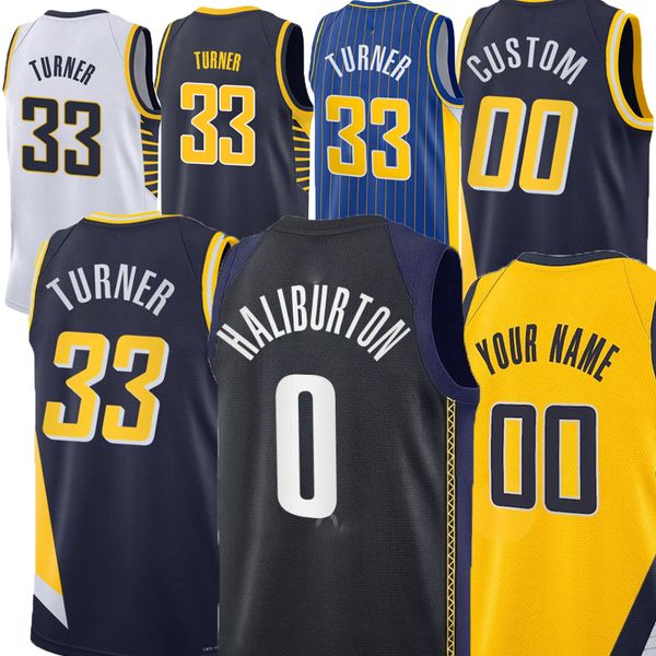 

men basketball jersey tyrese haliburton bennedict mathurin jalen smith buddy hield chris duarte myles turner t.j. mcconnell isaiah jackson a, Black;red