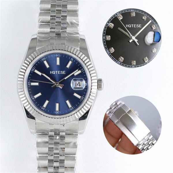 

luxury mens sports sapphire fashion trend business diamond watch automatic calendar 2813 mechanical luminous 316l watches waterpro256m, Slivery;brown