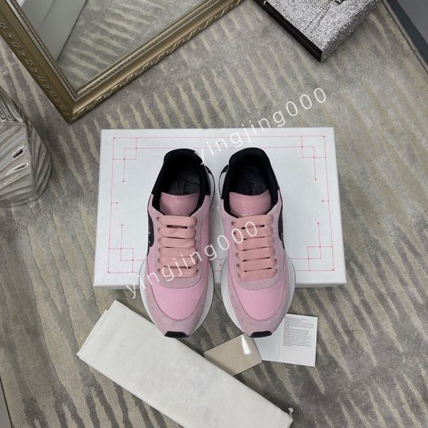 

2023mens brand fashion sneaker women shoes sports trainers sneakers trainer web stripe rubber sole stretch shoes, Black