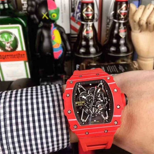 

designer richa milles watches wristwatch luxury mens mechanics wristwatch leisure rm35-02 automatic mechanical carbon fiber