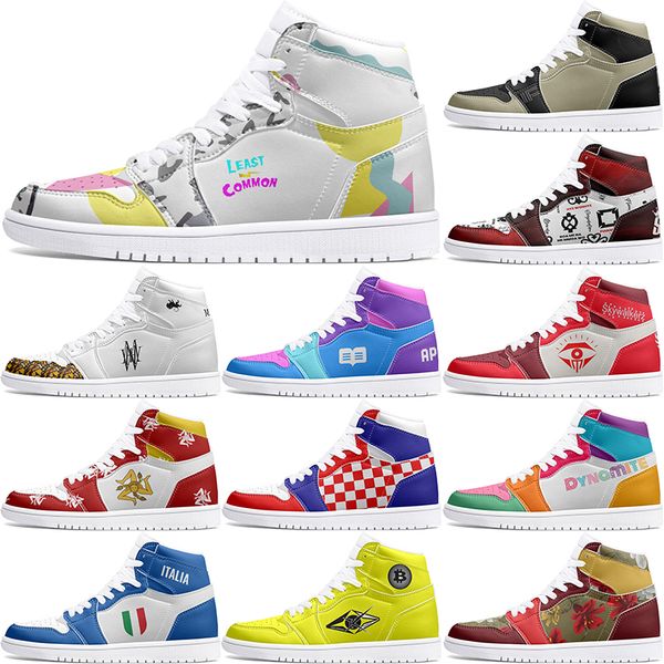 

winter autumn Customized Shoes 1s DIY shoes Basketball Shoes damping male boys girl female Anime Character Customization Personalized Trend Outdoor Shoe