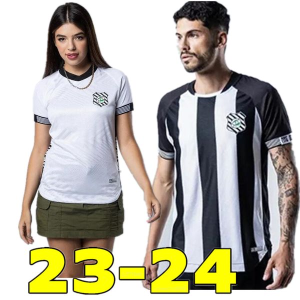 

23/24 figueirense soccer jerseys 2023 the fig tree home away 2024 ronaldo samuel santos men football shirt, White;black