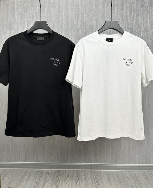 

nuove marche hip hop t shirt uomo manica corta in cotone magliette t-shirt in poliuretano uomo teel designer uomini donne t-shirt dt2802, White;black