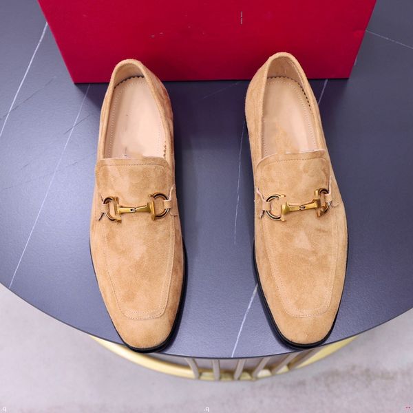 

f6/6model designer men leather shoes business luxurious dress shoes all-match casual shoes shock-absorbing footwear wear-resistant, Black