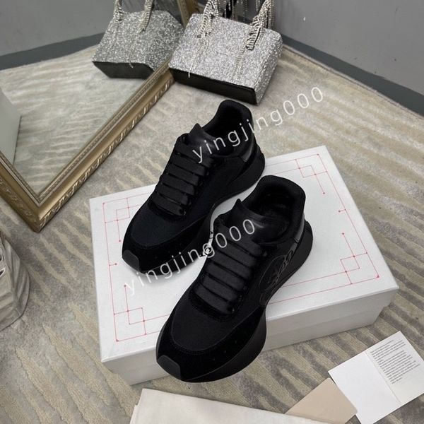 

womens mens brand fashion sneaker womens shoes sports trainers sneakers trainer web stripe rubber sole stretch shoes, Black