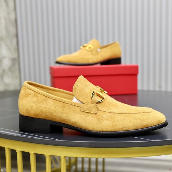 

f6/6model designer men luxurious shoes breathable designer shoes leather loafers business office shoes for men driving moccasins comfortable, Black