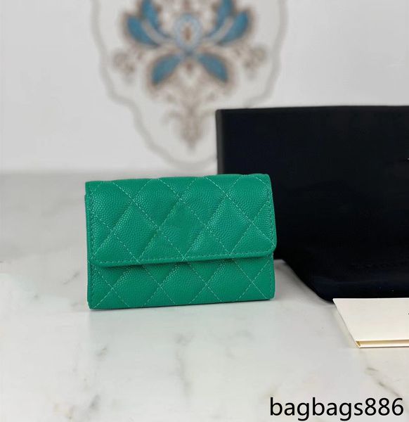 

retro new hardware button bag classic quilted leather purse flap matelasse cover the cardholder designer handbags mini wallet metal hardware