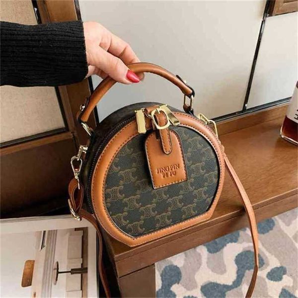 

designer bag 2023 summer tote 20% off hand round printing slant cross portable for