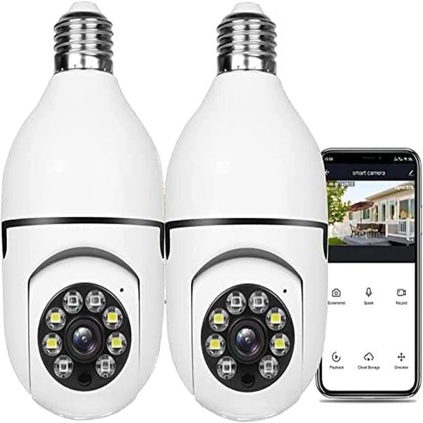 

E27 Light Bulb Type Wireless Camera 1080P 360° Panoramic WiFi IP Camera