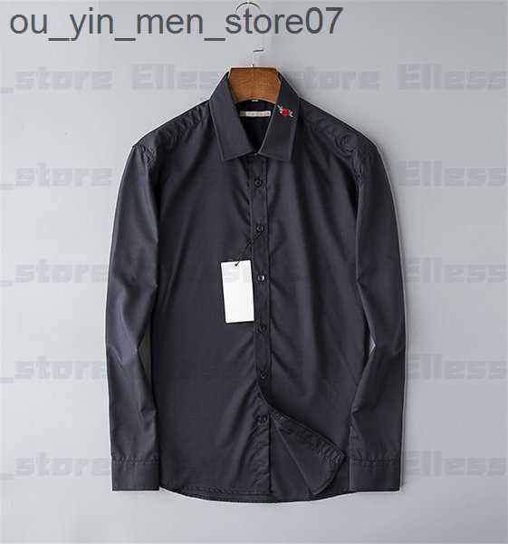 

designer dress shirt designers mens dress shirts business fashion casual shirt brands men spring slim fit shirts chemises de marque pour hom, White;black