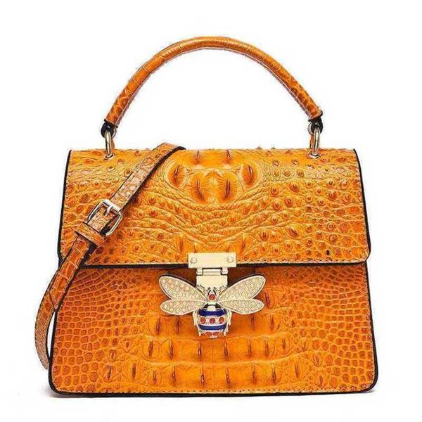 

designer bag 2023 summer tote 20% off straight crocodile pattern style atmospheric hand simple texture messenger