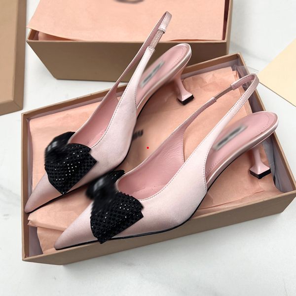 

2023 fashion women shoes heels sandals dress shoe lady sandal classics beach thick bottom leather luxury dress shoes designer high heel size, Black