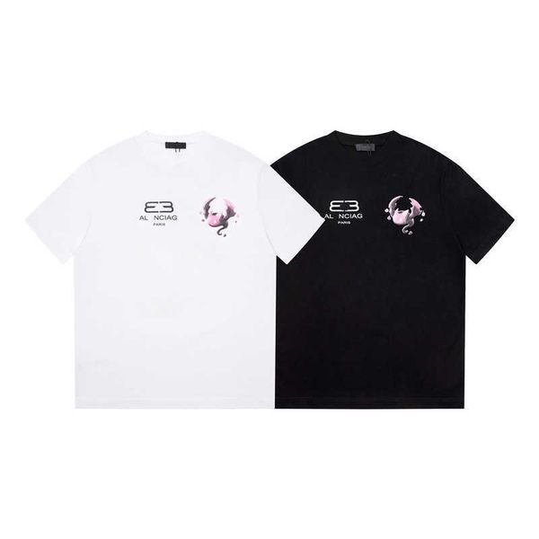 

luxury designer's new men's women's short sleeved sportswear set shirt high edition 23 year's new short sleeve t-shirt l, White
