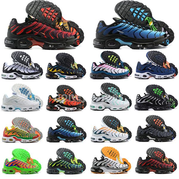 

2023 classic mens shoes black white red camo frost tn plus ultra sports run shoes tns requin designer trainer sneakers 40-46 hn09