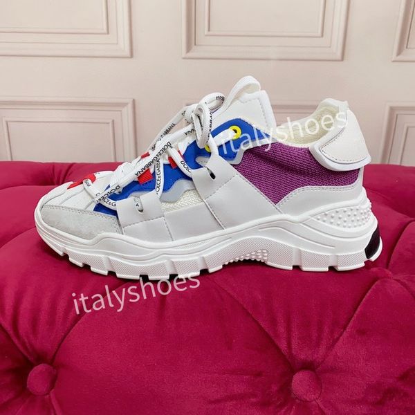 

2023new fashion designer sneaker casual shoes leather sneakers embroidered stripes white shoes flat platform walking sports trainers shoes, Black