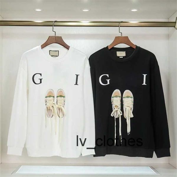 

loose designer hoodies with shoelaces - men's women's in m-3xl long sleeve pullover sweatshirts, Black