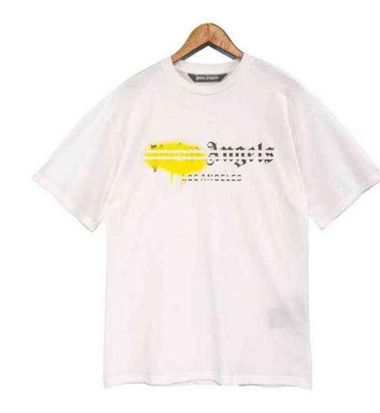 

men's t shirts summer palms palmangel women tee bear printed short sleeve letter designers clothing streetwear clothes 2023 casual rou, White;black