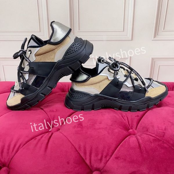 

2023new womens fashion designer sneaker casual shoes leather sneakers embroidered stripes white shoes flat platform walking sports trainers, Black