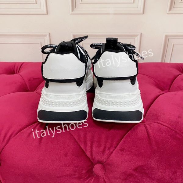 

new womens fashion designer sneaker casual shoes leather sneakers embroidered stripes white shoes flat platform walking sports trainers shoe, Black