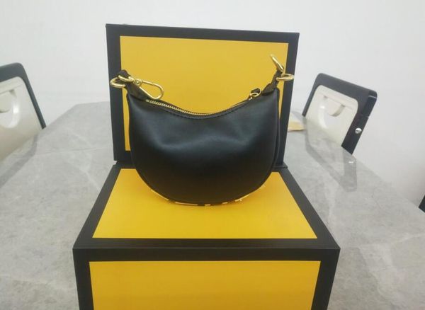 

fashion evening bags mens womens handbag genuine leather chain shoulder bag luxury bottom letters handbags designer tote mini haif moon bags