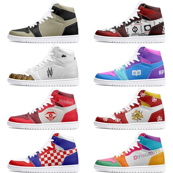 

winter autumn Customized Shoes 1s DIY shoes Basketball Shoes damping males 1 Women 1 Anime Customized Character Trend Versatile Outdoor sneaker