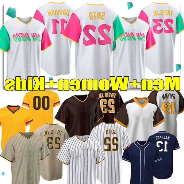 

#22 juan soto san diego 2023 baseball jerseys padres city connect fernando tatis jr. manny machado josh hader yu darvish cronenworth musgrov