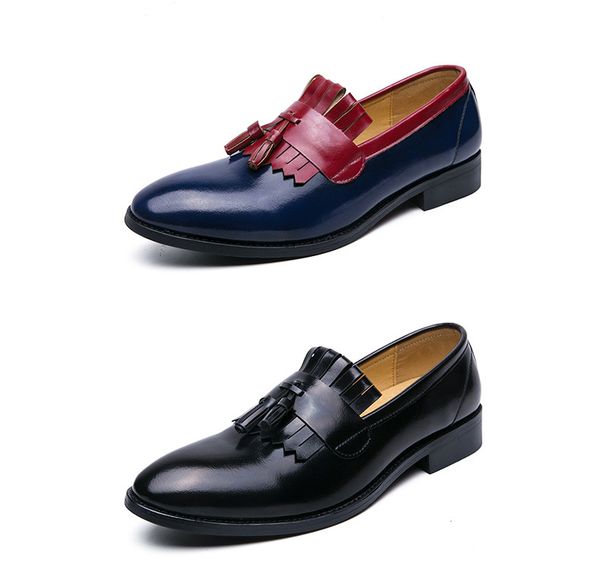 

men's shoes loafers fashion suede embroidery round toe flat heel classic office professional comfortable one foot casual boots, Black