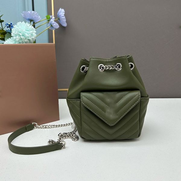 

fashion designer bag women's vintage crossbody bag loulou y brand y-shaped luxury stitching leather women's metal chain flip lette