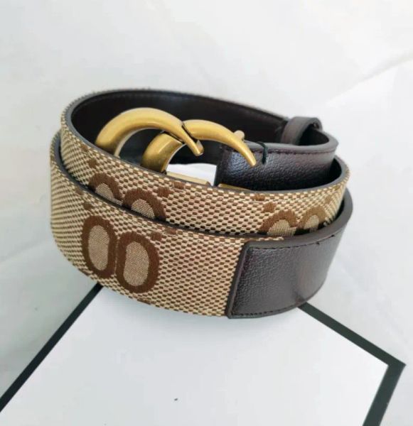 

fashion 2023 luxury belts plaid flower striped leather belt designer men's and women's high-quality belt 3.8cm, Silver