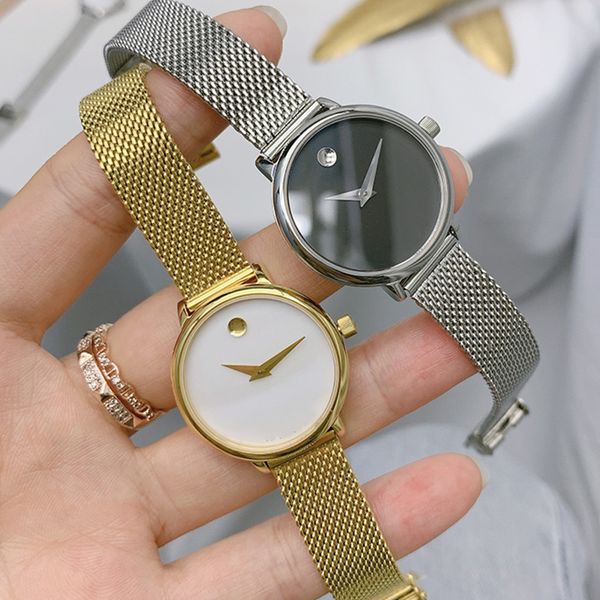 

7 styles lady bracelet watch gold sier quartz wristwatches 40mm&28mm brand stainless steel band womens watches for ladies valentine, Slivery;golden