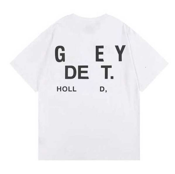

2023 new tees galleryse depts t shirts mens womens designer t-shirts galleryes depts cottons man s casual shirt luxurys clothing street sho, White;black