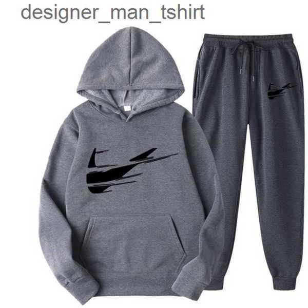 

jogger balencigas new designer hoodie men's tracksuits sweat suits autumn winter tech fleece hoodies mens jackets pants sets sporting w, Gray