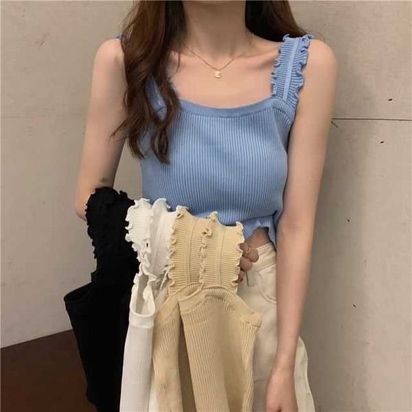 

women's tanks cmis french white suspender tnk for women in summer design with smll number wering br nd spicy short bottomed on the outs