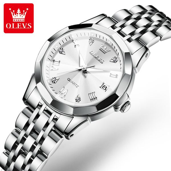 

oyster watch case watches for women waterproof automatic date watchs 36/41mm stainless steel luminous woman folding buckle watch classic mon, Slivery;brown