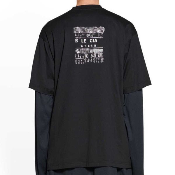 

designer womens t shirt original quality family sleeve round neck t-shirt loose print tee couple top, White;black