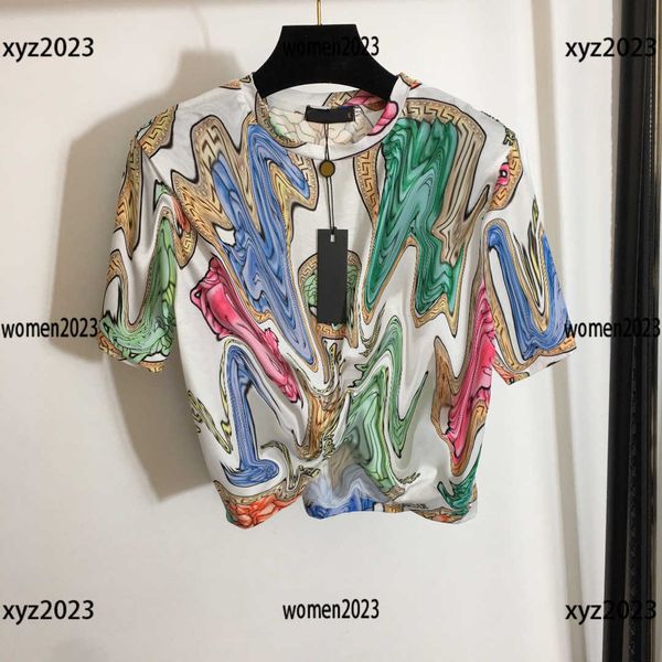 

girl designer women t-shirt lady short sleeve summer products typewriter printing design tees new arrivals, White