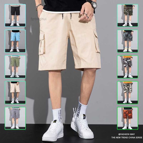 

oversized men's shorts summer korean version shorts casual pants capris slim fitting loose fitting jumpsuit beach pants r4f6, White;black