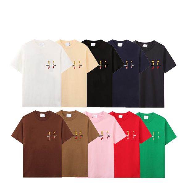

men's t-shirts summer paris tee luxury flocking letter tshirt t shirt womens short sleeve casual cotton t-shirt round neck man sport, White;black